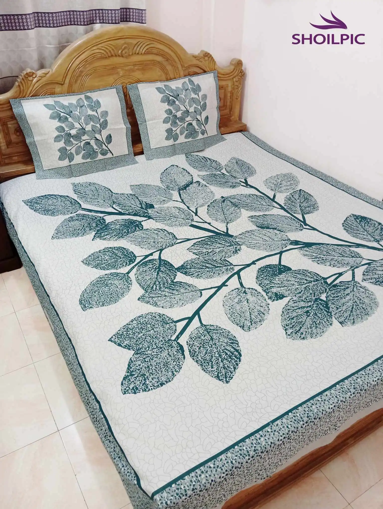 Luxury Panel Bed sheet (4 pcs) - Image 6